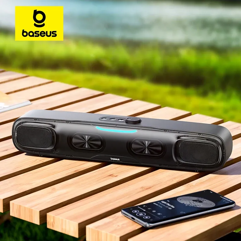 Baseus Ds10 Desk Mini Soundbar Speaker, Bluetooth 5.3